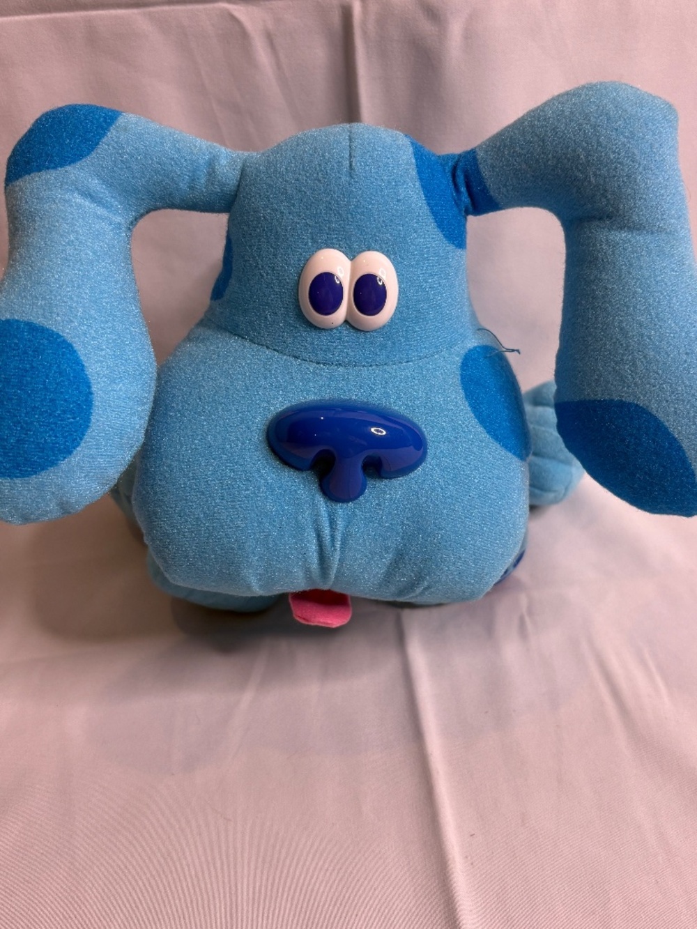 Vintage Blue's Clues Blue Plush Tyco 1997 Puppy Dog Stuffed Animal